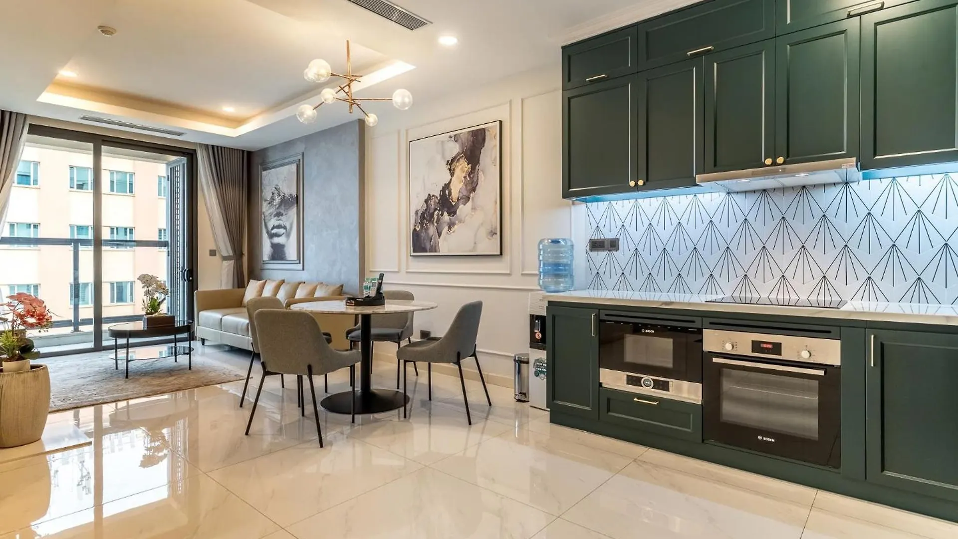 Apartmán De Lux Madison Best Central 2 Bedrooms 2 Baths, Pool Gym Ho Či Minovo Město